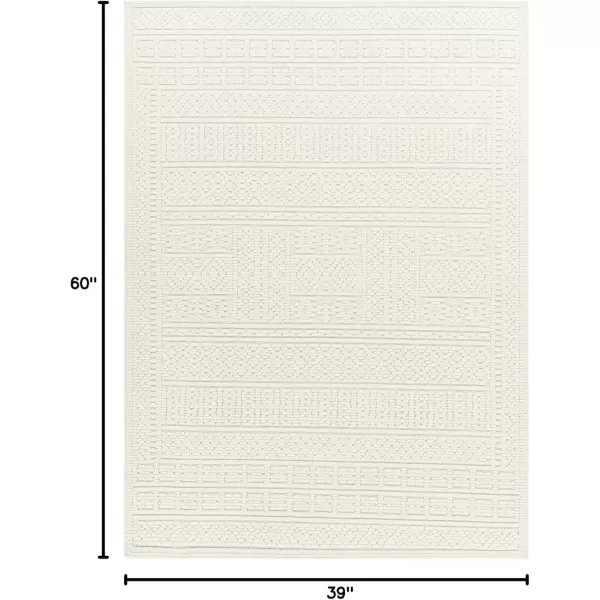 imageLivabliss Lyna Solid Washable Area Rug5 x 72quotTan33 x 5