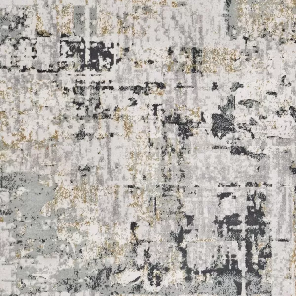 imageLivabliss Jameela Modern Abstract Area Rug Silver GrayT 53quot x 73quot710 X 102