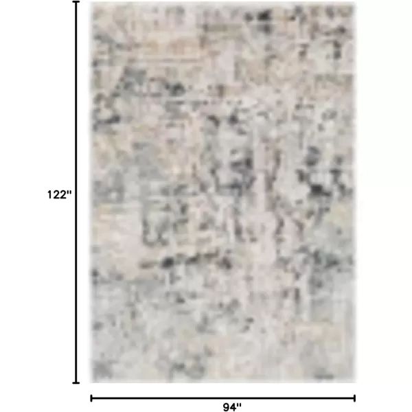 imageLivabliss Jameela Modern Abstract Area Rug Silver GrayT 53quot x 73quot710 X 102