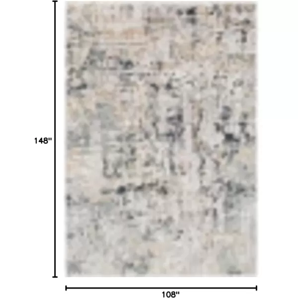 imageLivabliss Jameela Modern Abstract Area Rug Silver GrayT 53quot x 73quot9 X 124