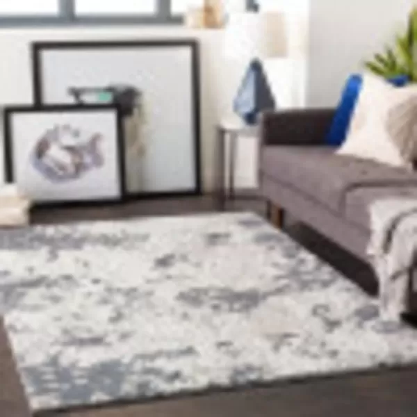 imageLivabliss Julian Modern Abstract Area Rug 53quot x 73quot Denim