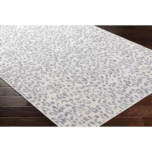 imageLivabliss Sawyer Outdoor Modern Area Rug 53quot x 7 CreamBlue