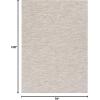 imageArtistic Weavers Birute Solid Outdoor Area Rug 53quot x 73quot GreyCamel