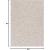 imageArtistic Weavers Birute Solid Outdoor Area Rug 53quot x 73quot GreyCamel