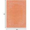 imageArtistic Weavers Fleet Outdoor Traditional Area Rug 26quot x 4 Medium GrayOrange