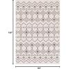 imageArtistic Weavers Orlando Bohemian Outdoor Area Rug710quot x 102quotWhiteWhite