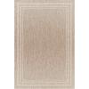 imageLivabliss Sawyer Cottage Border Outdoor Area Rug 53quot x 7 Khaki