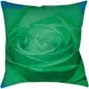 imageLivabliss AF0052222 Abstract Floral Multicolor 22 x 22Inch Pillow W 22quot D 5quot H 22quot Dark Green Grass Green Sky BlueDark Green  Grass Green  Sky Blue