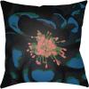 imageLivabliss Abstract Floral Pillow Cover 18quot x 18quot Dark BlueDark GreenBlackDark BrownBright RedDark Blue dark Green black dark Brown bright Red