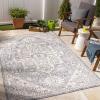 imageLivabliss Sawyer Vintage Medallion Outdoor Area Rug 53quot x 7 Blue