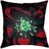 imageSurya Abstract Floral Pillow Cover W 20quot D 4quot H 20quot TurquoiseAqua  Teal  Olive  Medium Gray  Charcoal