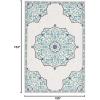 imageArtistic Weavers Melodie Prosperie Oriental Outdoor Area Rug 53quot x 77quot DenimBlue