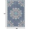 imageArtistic Weavers Melodie Prosperie Oriental Outdoor Area Rug 53quot x 77quot DenimGrey