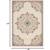 imageArtistic Weavers Melodie Prosperie Oriental Outdoor Area Rug 53quot x 77quot DenimOrange