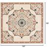 imageArtistic Weavers Melodie Prosperie Oriental Outdoor Area Rug 53quot x 77quot DenimOrange