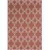 imageGeorgia Cherry Indoor  Outdoor Area Rug 23quot x 46Red