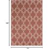 imageGeorgia Cherry Indoor  Outdoor Area Rug 23quot x 46Red