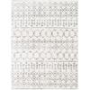 imageLivabliss Anita Bohemian Shag Area Rug 53quot x 73quot CreamGray