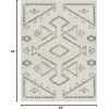 imageLivabliss Delphi Global Bohemian Area Rug53quot x 7Gray7 x 53 Rectangular