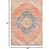 imageLivabliss Huntington Beach Global Bohemian Outdoor Area Rug53quot x 7Orange