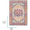 imageLivabliss Rane IvoryPink Area Rug 53quot x 71quotIvoryPink