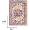 imageLivabliss Rane IvoryPink Area Rug 53quot x 71quotIvoryPink