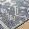 imageLivabliss Sawyer Diamond Boho Outdoor Area Rug53quot x 7 Blue