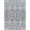 imageLivabliss Sawyer Diamond Boho Outdoor Area Rug53quot x 7 Blue