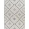 imageLivabliss Sawyer Diamond Outdoor Area Rug53quot x 7 CreamBlue