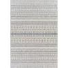 imageLivabliss Sawyer Moroccan Stripe Outdoor Area Rug53quot x 7 CreamLight Blue