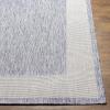 imageLivabliss Sawyer Outdoor Border Modern Area Rug 53quot x 7 Blue