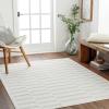 imageLivabliss San Diego Striped Outdoor Area Rug53quot x 7Cream67 x 9