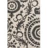 imageLivabliss Alysia Outdoor Damask Area Rug73quot SquareCreamGrayCream  Black