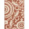 imageLivabliss Alysia Outdoor Damask Area Rug73quot SquareCreamGrayCream  Black