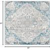 imageLivabliss Eiluned Vintage Medallion Area Rug53quot SquareSky Blue