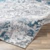 imageLivabliss Eiluned Vintage Medallion Area Rug53quot SquareSky Blue