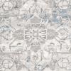imageLivabliss Eiluned Vintage Medallion Area Rug53quot SquareSky Blue
