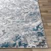 imageLivabliss Eiluned Vintage Medallion Area Rug53quot SquareSky Blue