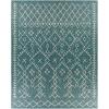 imageLivabliss Yesina Bohemian Outdoor Area Rug710quot Square Aqua10 x 14