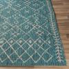 imageLivabliss Yesina Bohemian Outdoor Area Rug710quot Square Aqua10 x 14