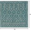imageLivabliss Yesina Bohemian Outdoor Area Rug710quot Square Aqua67 Square