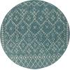 imageLivabliss Yesina Bohemian Outdoor Area Rug710quot Square Aqua710 Round
