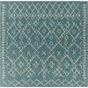 imageLivabliss Yesina Bohemian Outdoor Area Rug710quot Square Aqua710 Square