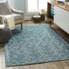 imageLivabliss Yesina Bohemian Outdoor Area Rug710quot Square Aqua2 x 211