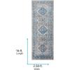 imageLivabliss Desta Vintage Oriental Area Rug10 x 14BlueWhiteBlueGrey