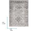 imageLivabliss Desta Vintage Oriental Area Rug10 x 14BlueWhiteCharcoal