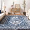 imageLivabliss Desta Vintage Oriental Area Rug10 x 14BlueWhiteNavy