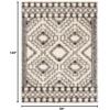 imageLivabliss Moroccan Soft Ana Maria Shag Area Rug 8 x 10 CreamCharcoal8 x 10