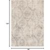 imageLivabliss Trelle Vintage Trellis Area Rug710quot x 10Charcoal710 x 10