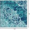 imageLivabliss Zephyrus Area Rug 710quot x 112quot TealBlue67 x 96